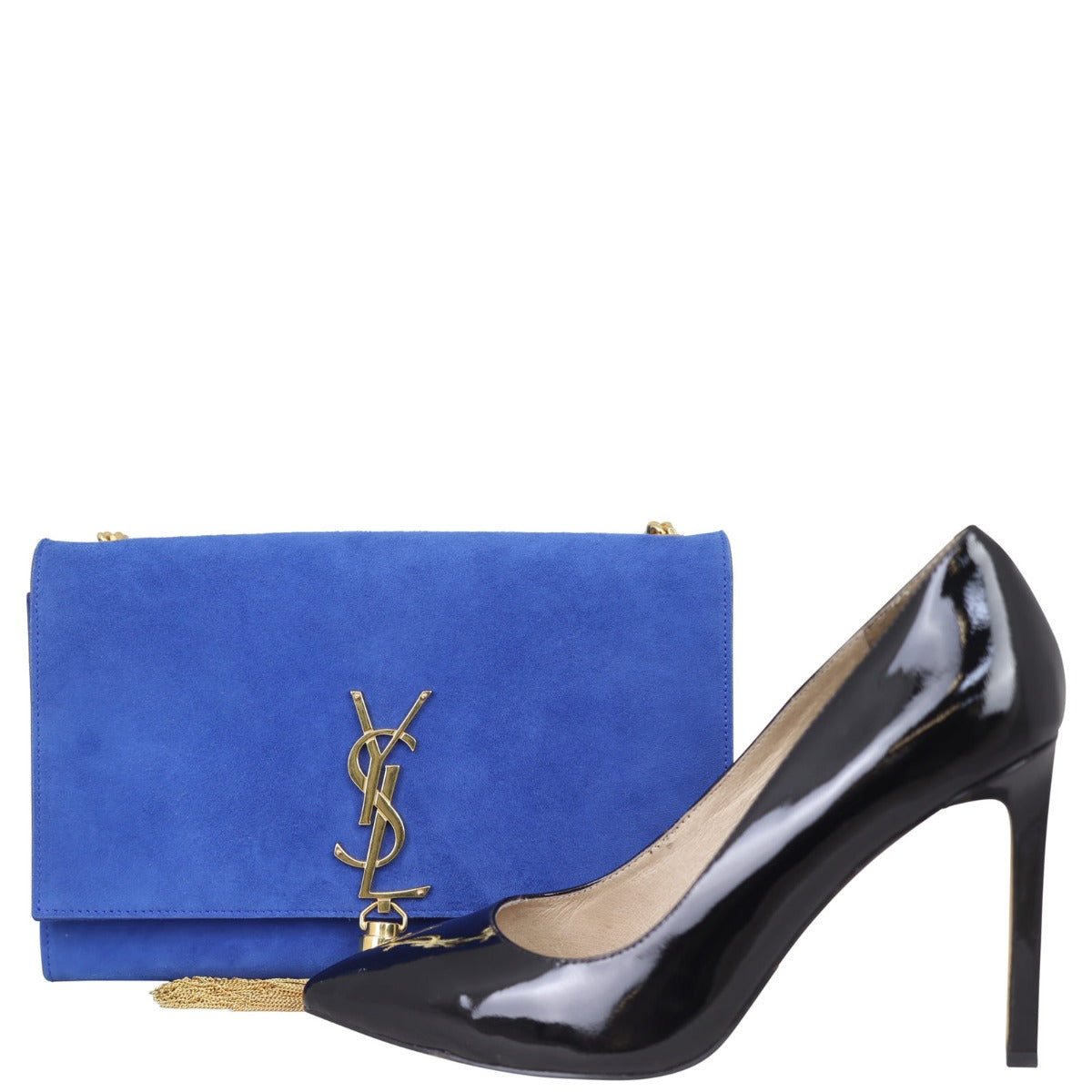 Saint Laurent Kate Tassel Chain Bag Medium Suede