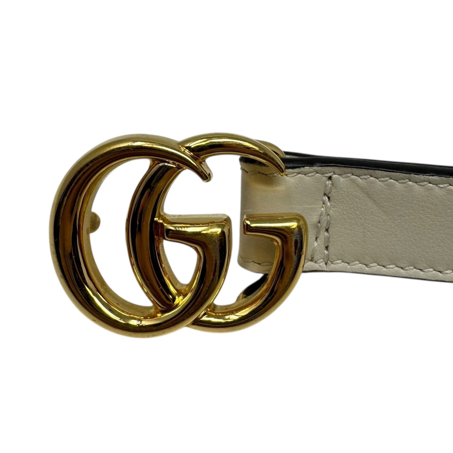 GG Marmont Thin Belt Luxury Designer By Gucci Size: Gucci 105, 42Â