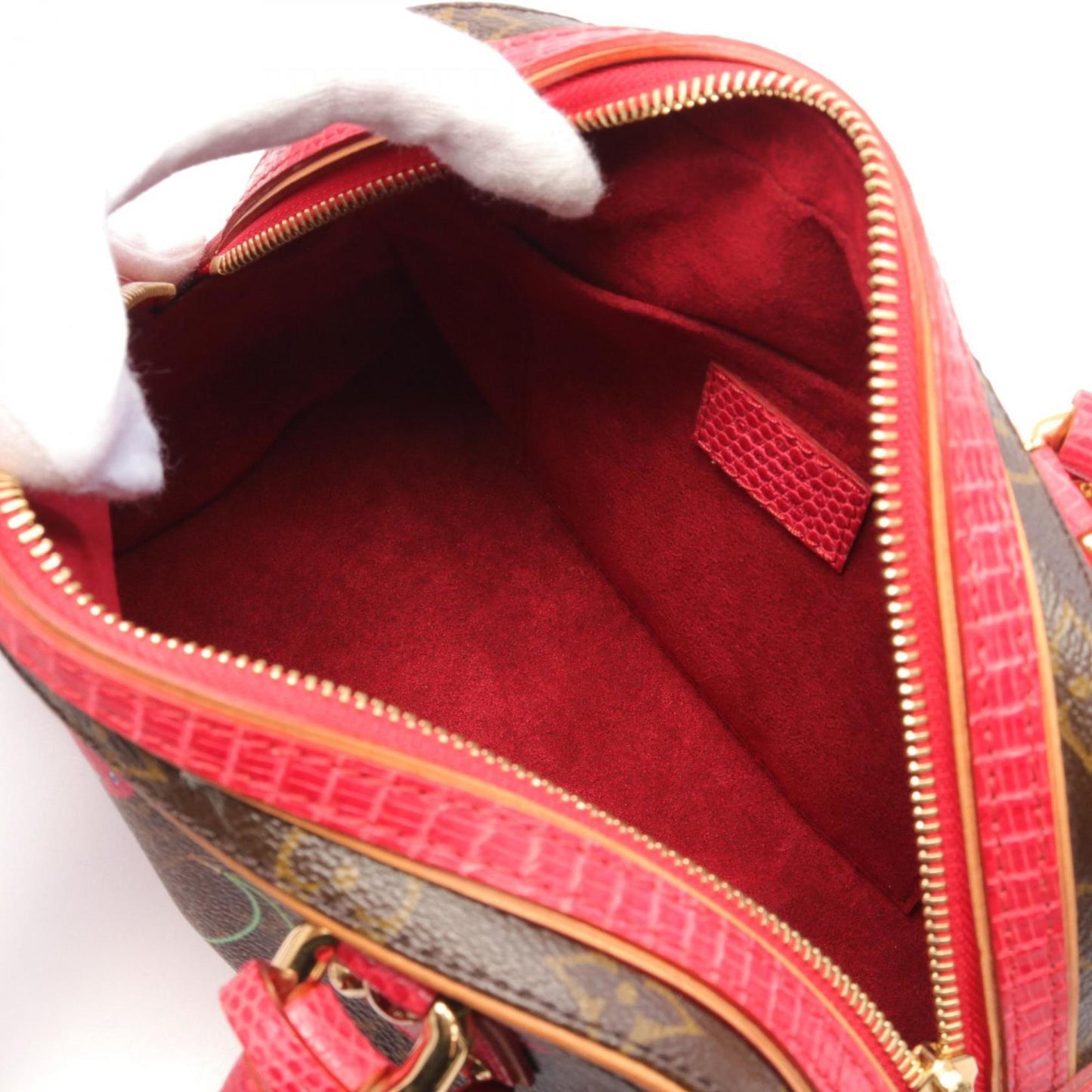 Louis Vuitton    Color Pvc Coated Canvas Leather Handbag