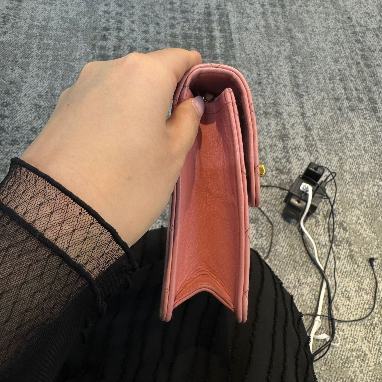 Chanel Pink CC Double Turn Lock Bag