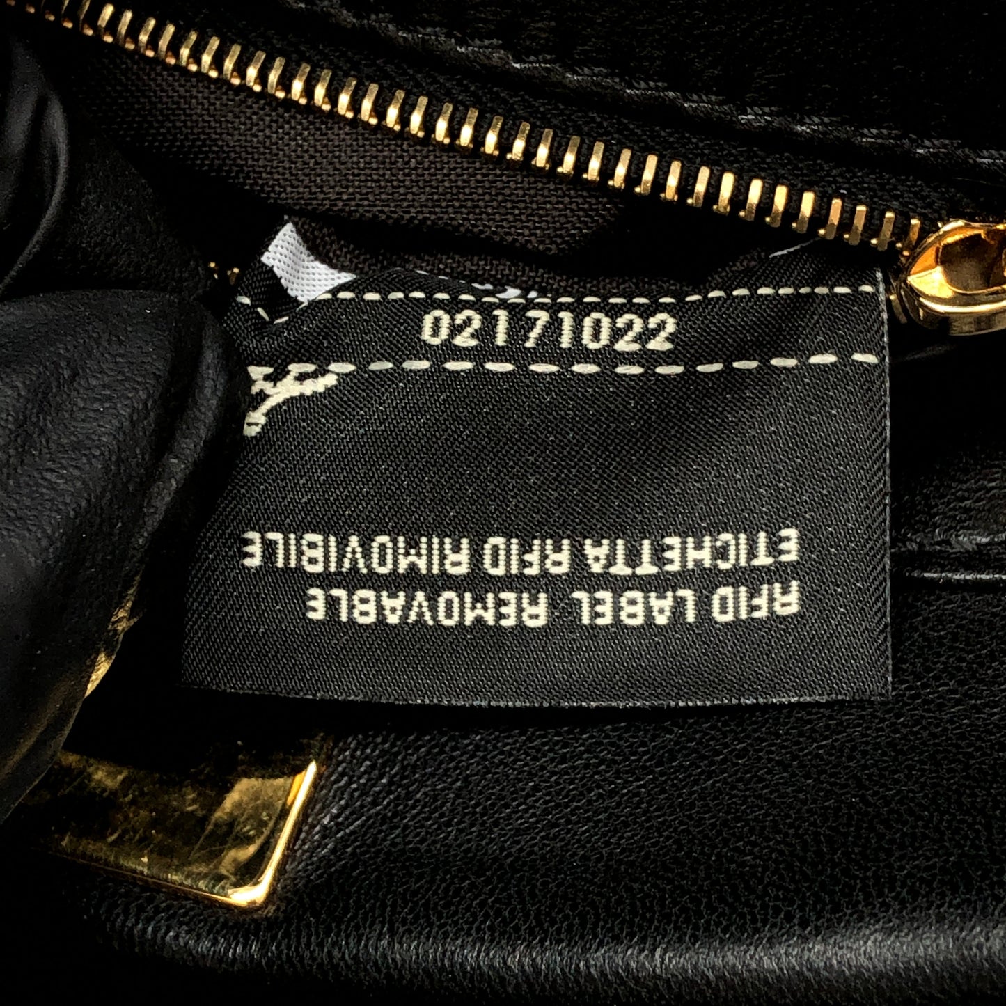 Fendi Peekaboo Mini Black Smooth Calf Leather Handbag