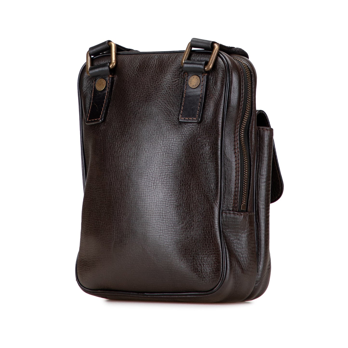 Brown Louis Vuitton Utah Iroquois Crossbody Bag