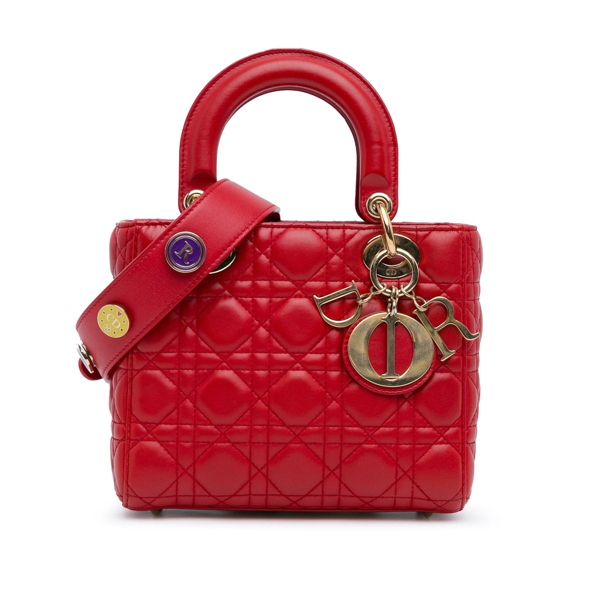 Dior Lady Dior Quilted Leather Shoulder Bag