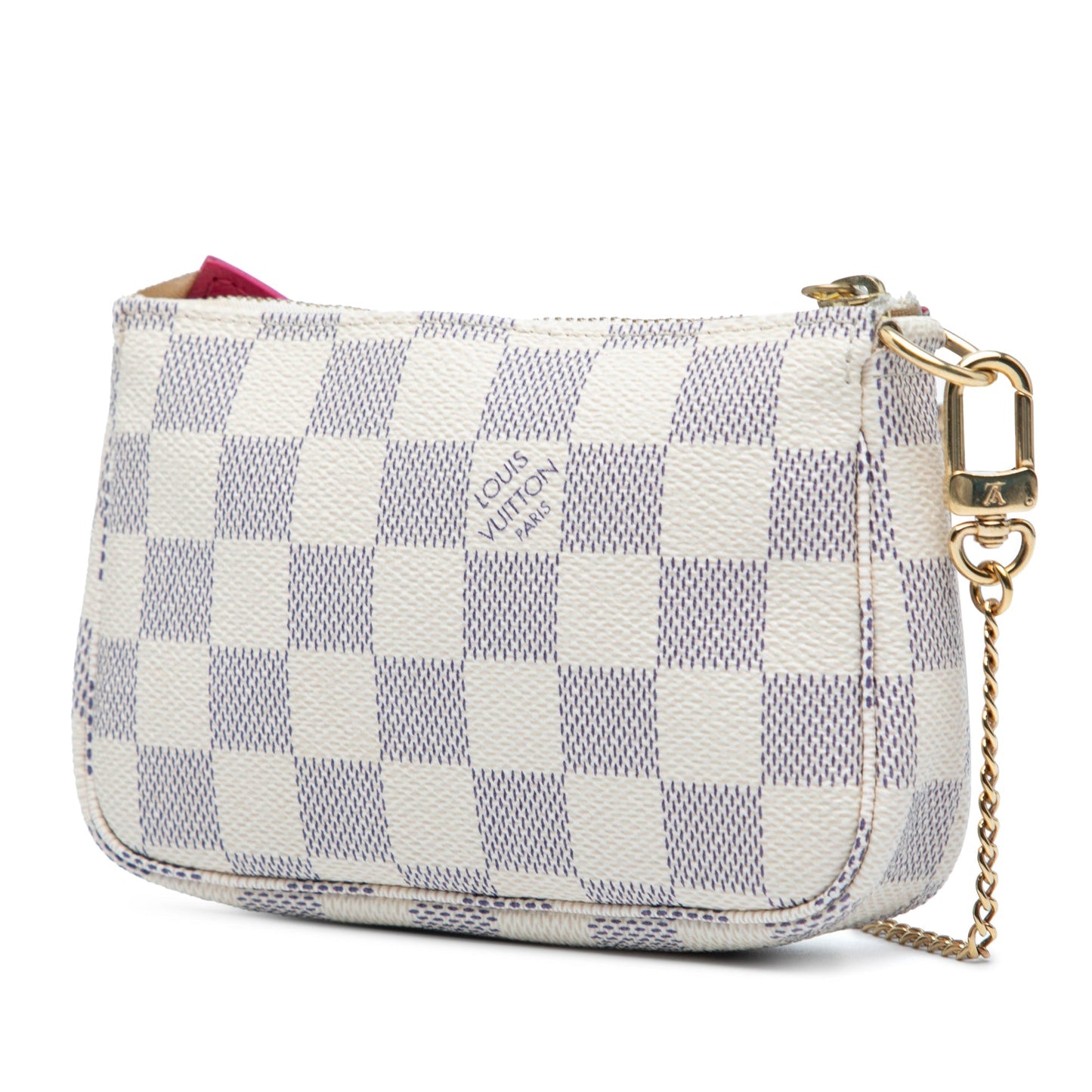 White Louis Vuitton Damier Azur Animation Hollywood Mini Pochette Accessoires Handbag