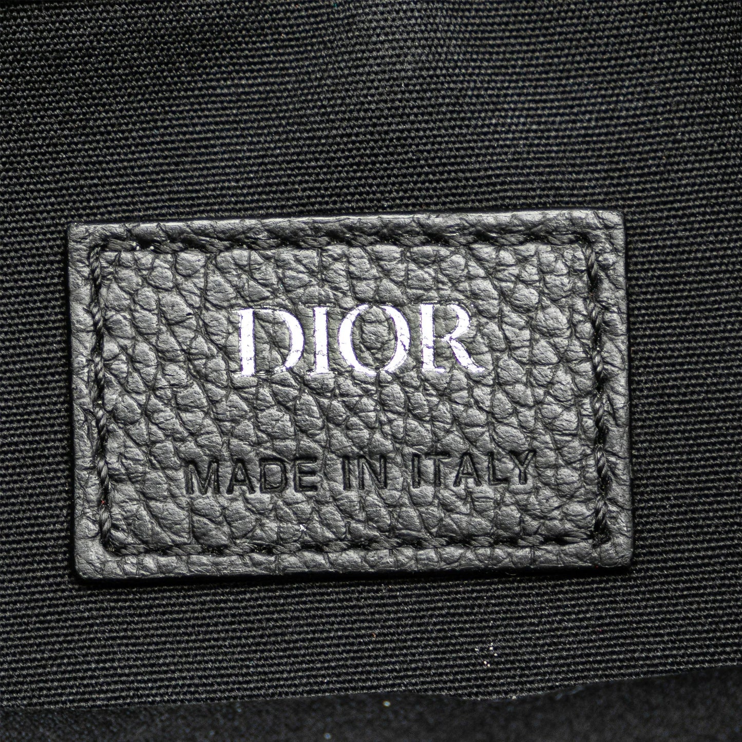 Blue Dior Oblique Canvas Saddle Messenger Bag