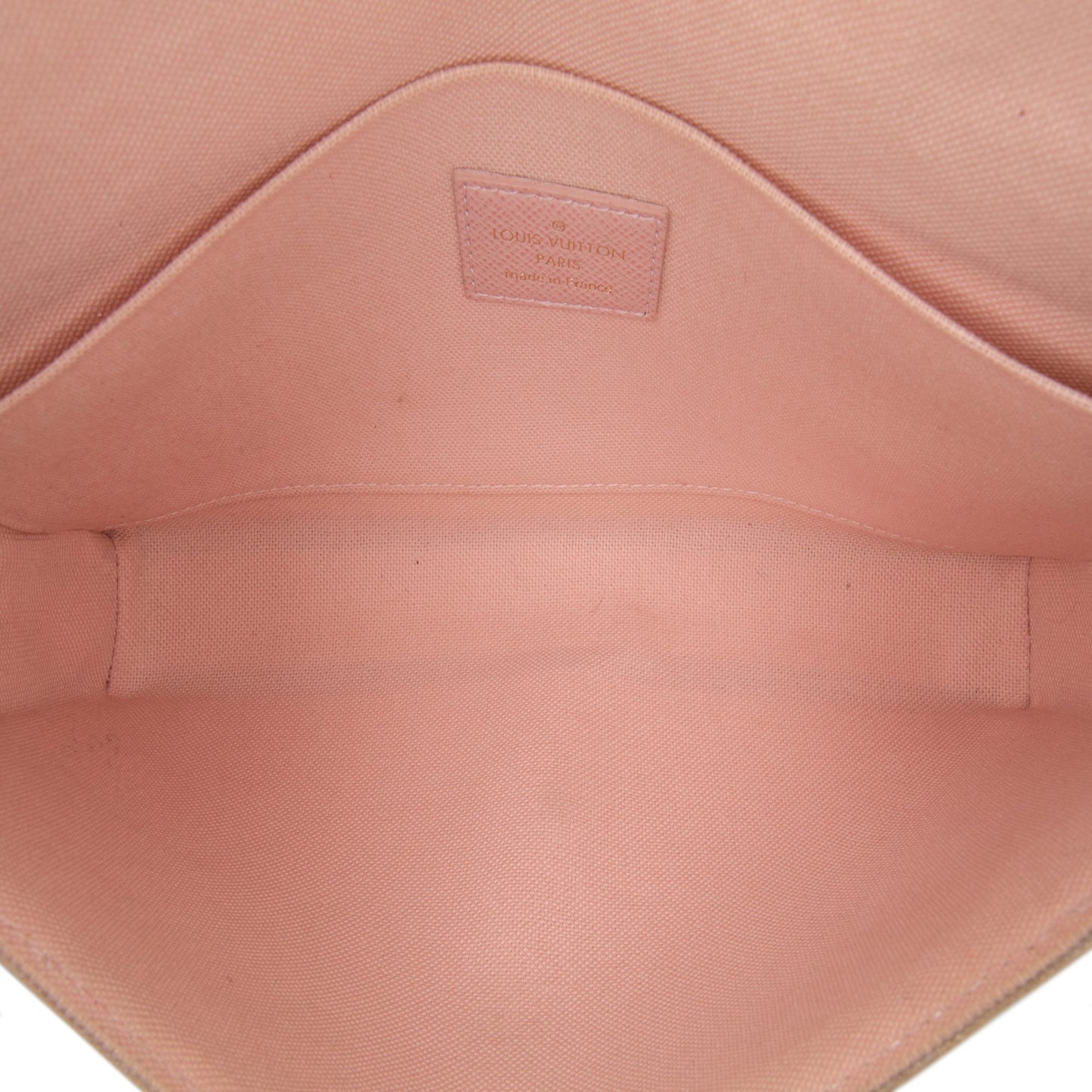 White Louis Vuitton Damier Azur Pochette Felicie Crossbody Bag