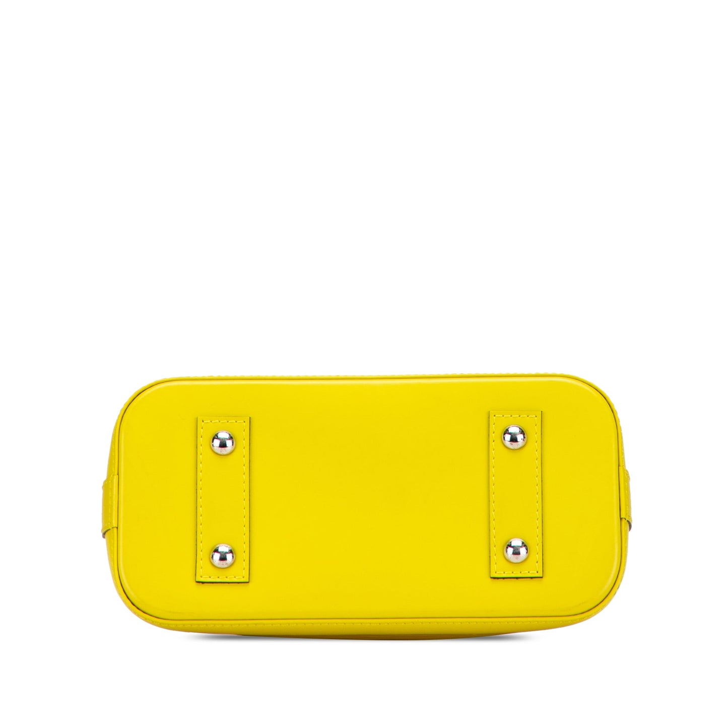 Yellow Louis Vuitton Epi Alma BB Satchel