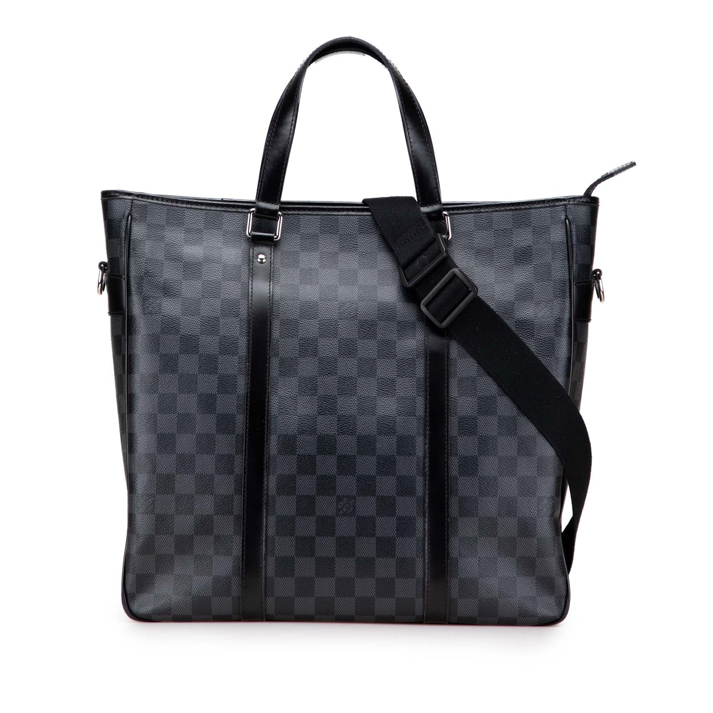Black Louis Vuitton Damier Graphite Tadao PM Satchel