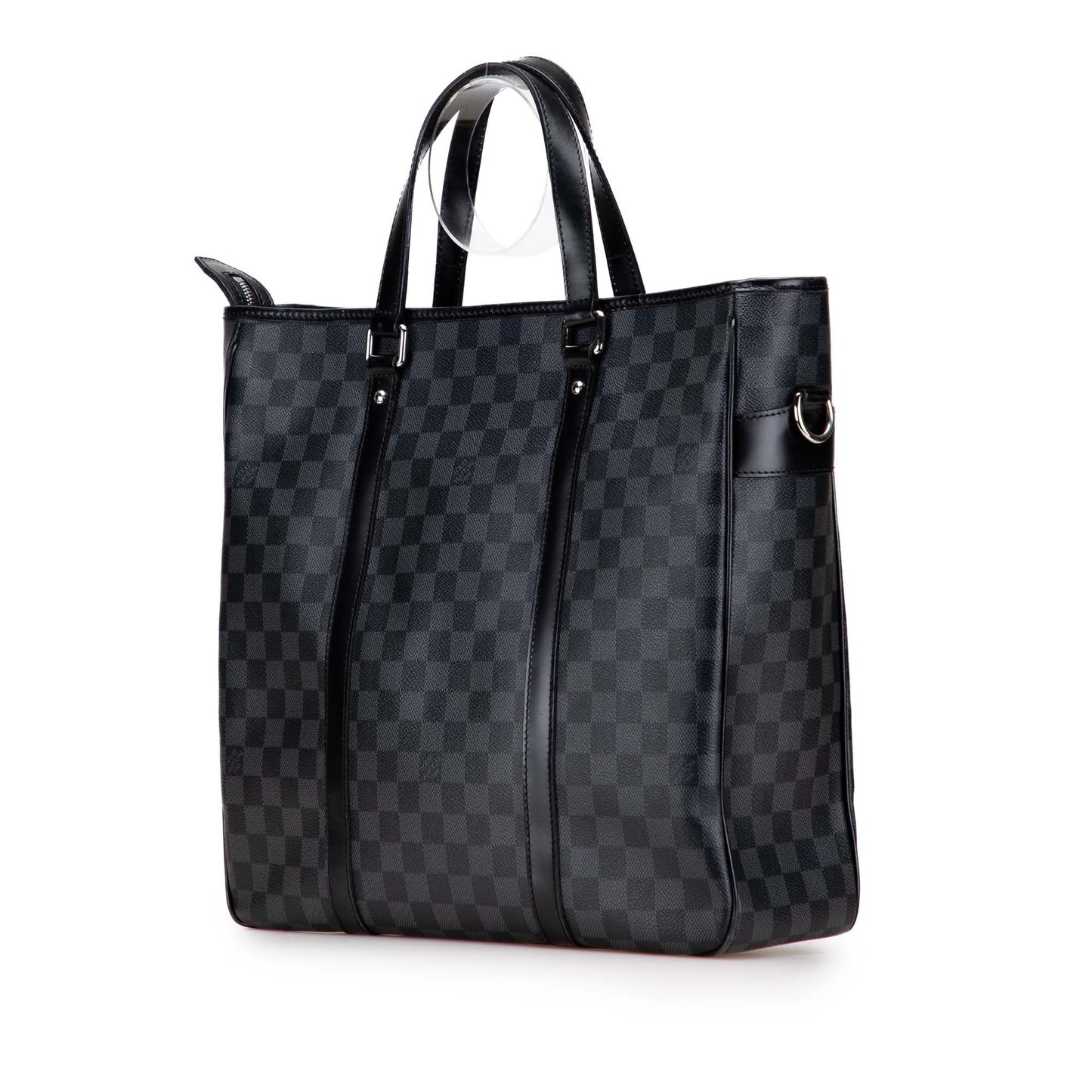 Black Louis Vuitton Damier Graphite Tadao PM Satchel