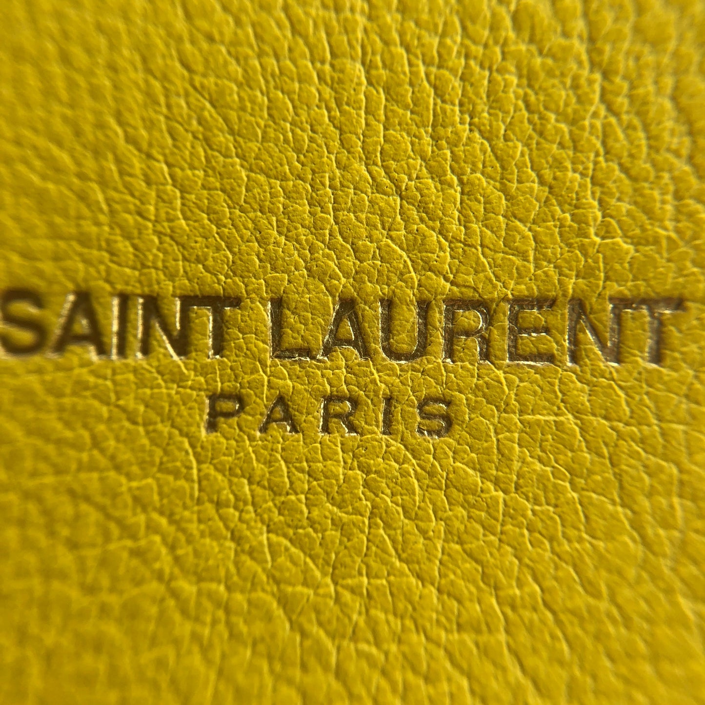 Saint Laurent Sac De Jour Yellow Leather Tote Bag