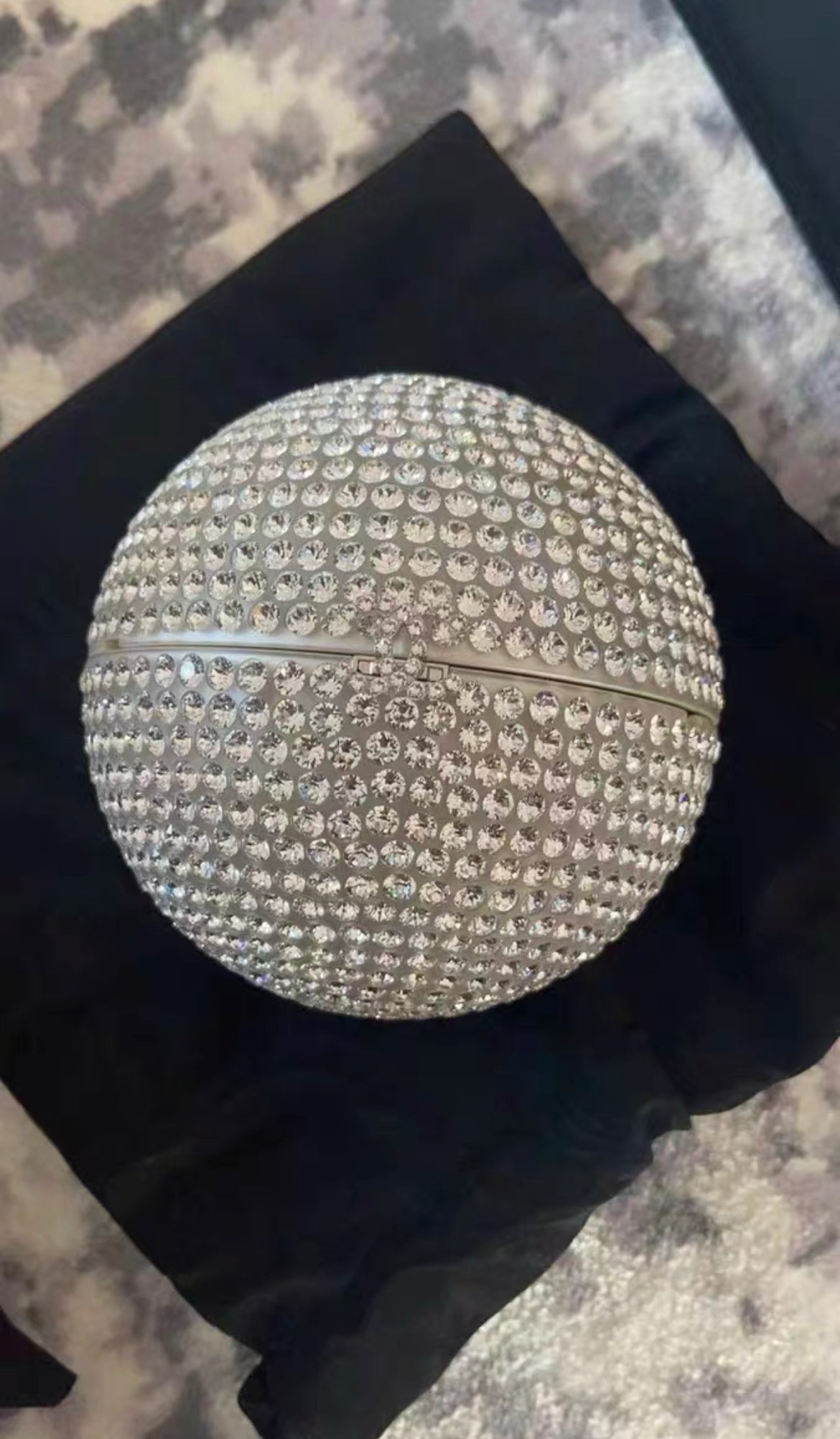 Chanel Runway Round Crystal Ball evening bag
