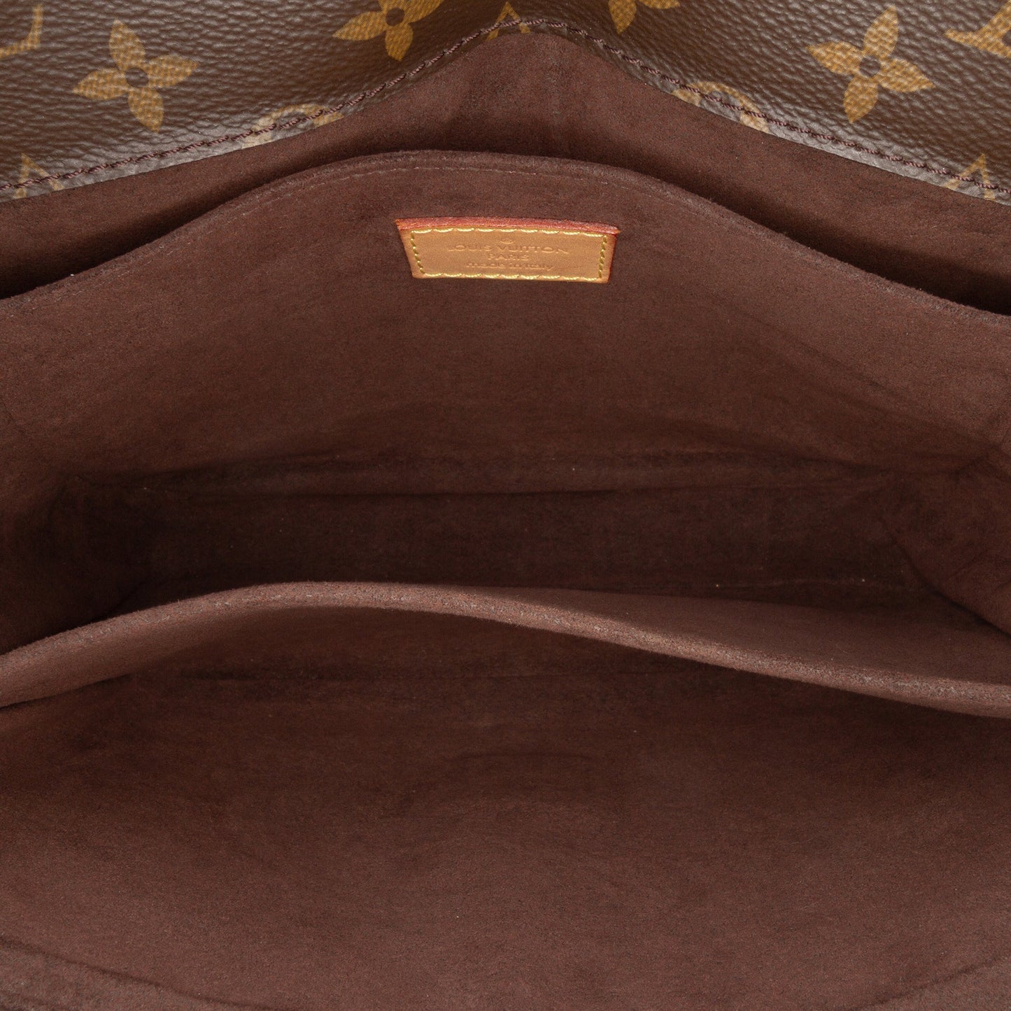 Brown Louis Vuitton Monogram Pochette Metis Satchel
