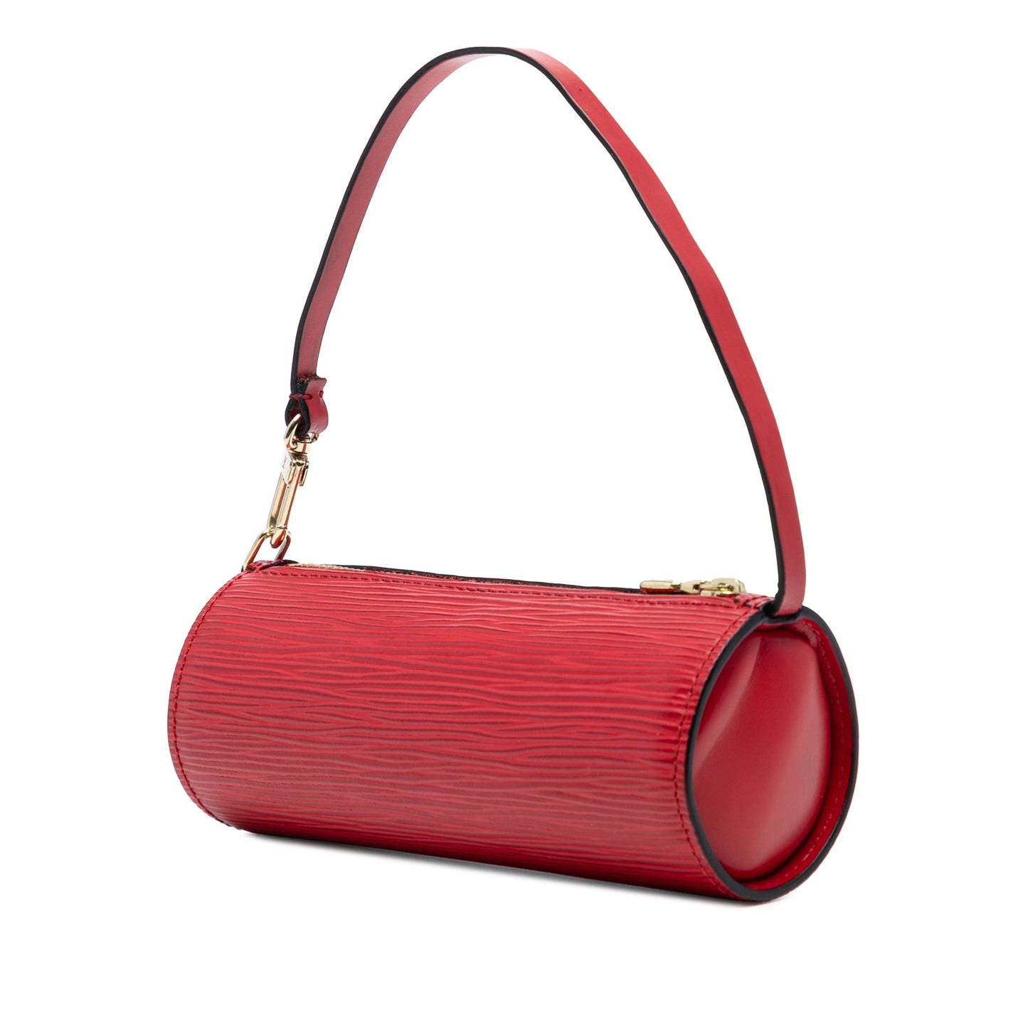Red Louis Vuitton Epi Pochette Papillon Handbag
