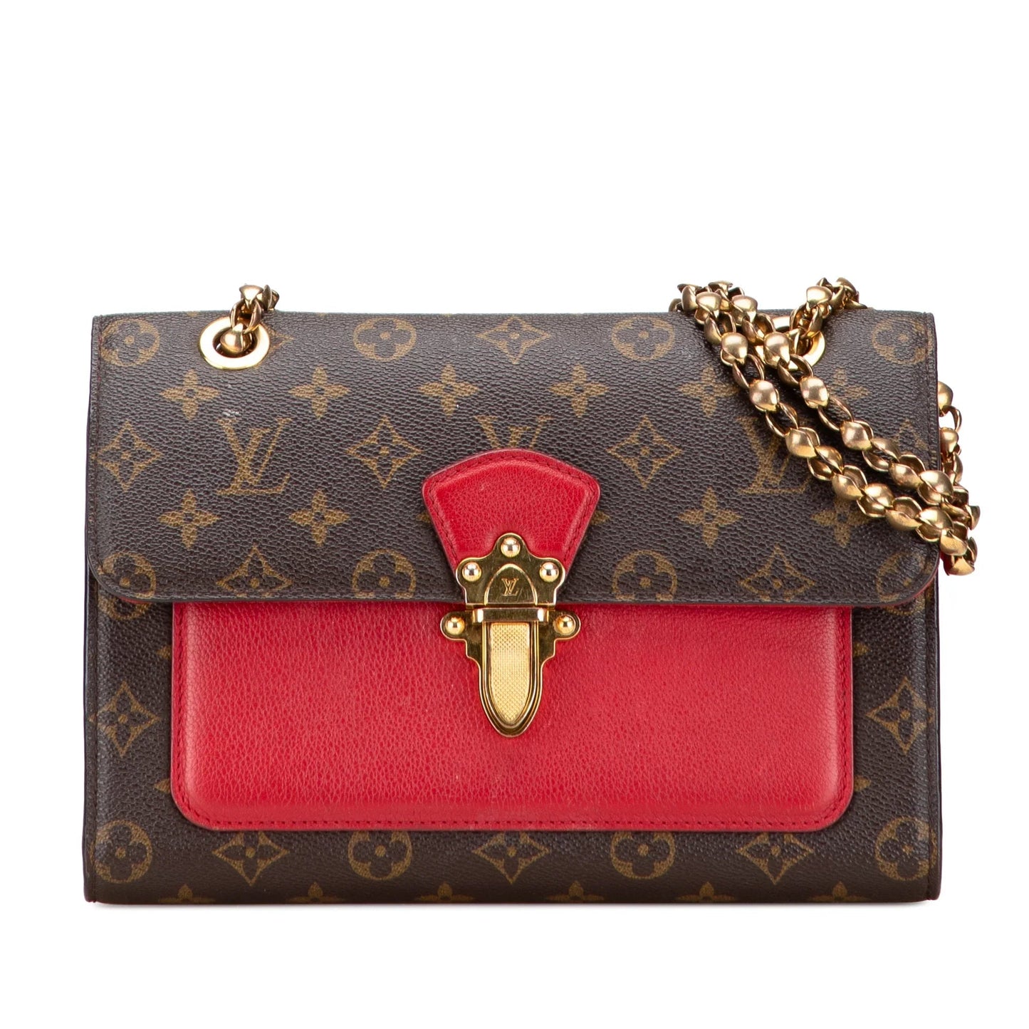 Brown Louis Vuitton Monogram Victoire Crossbody Bag