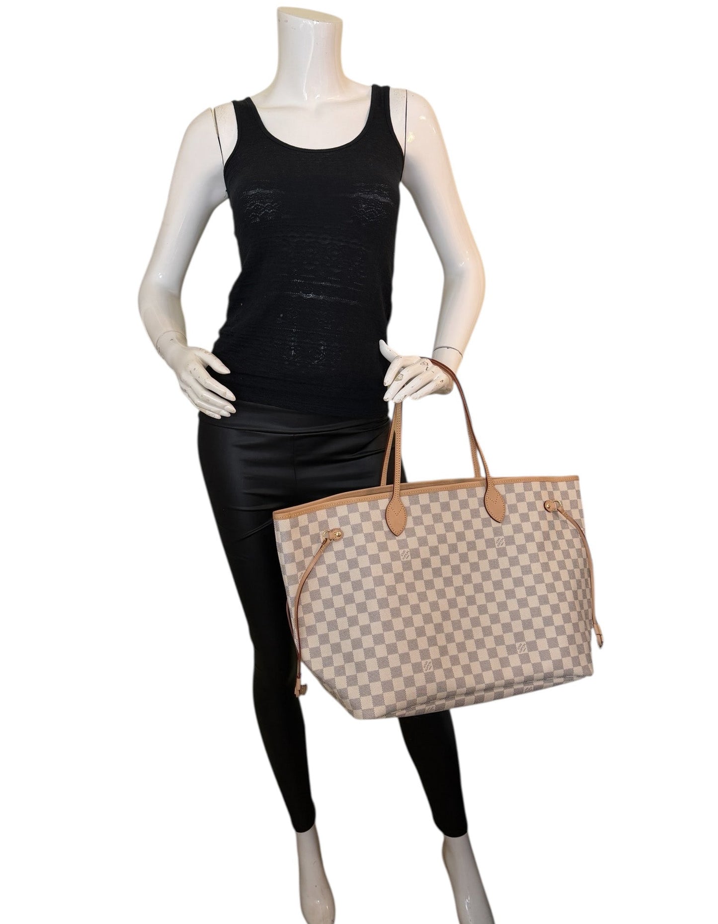 Louis Vuitton Damier Azur Neverfull GM Tote Bag