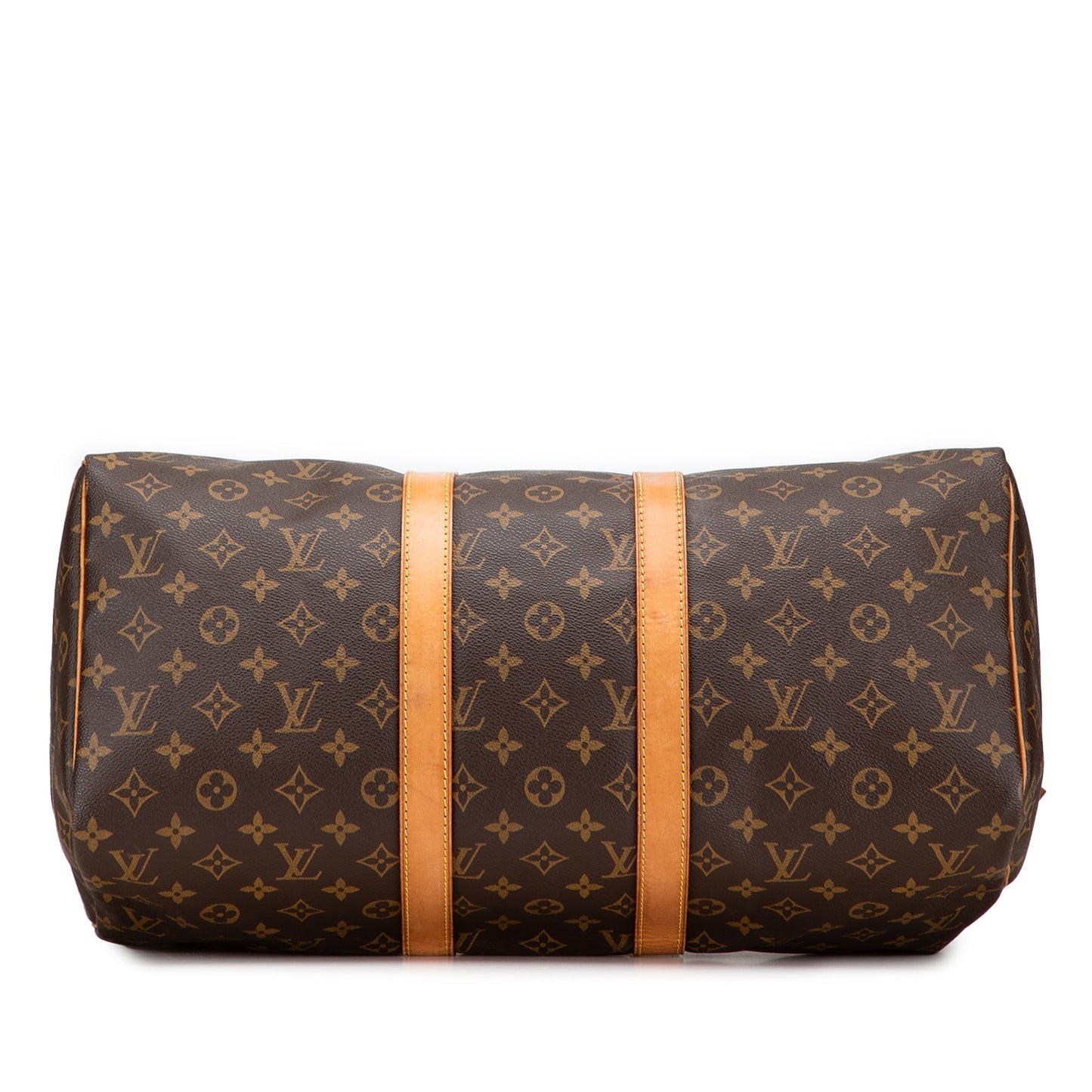 Brown Louis Vuitton Monogram Keepall 45 Travel Bag
