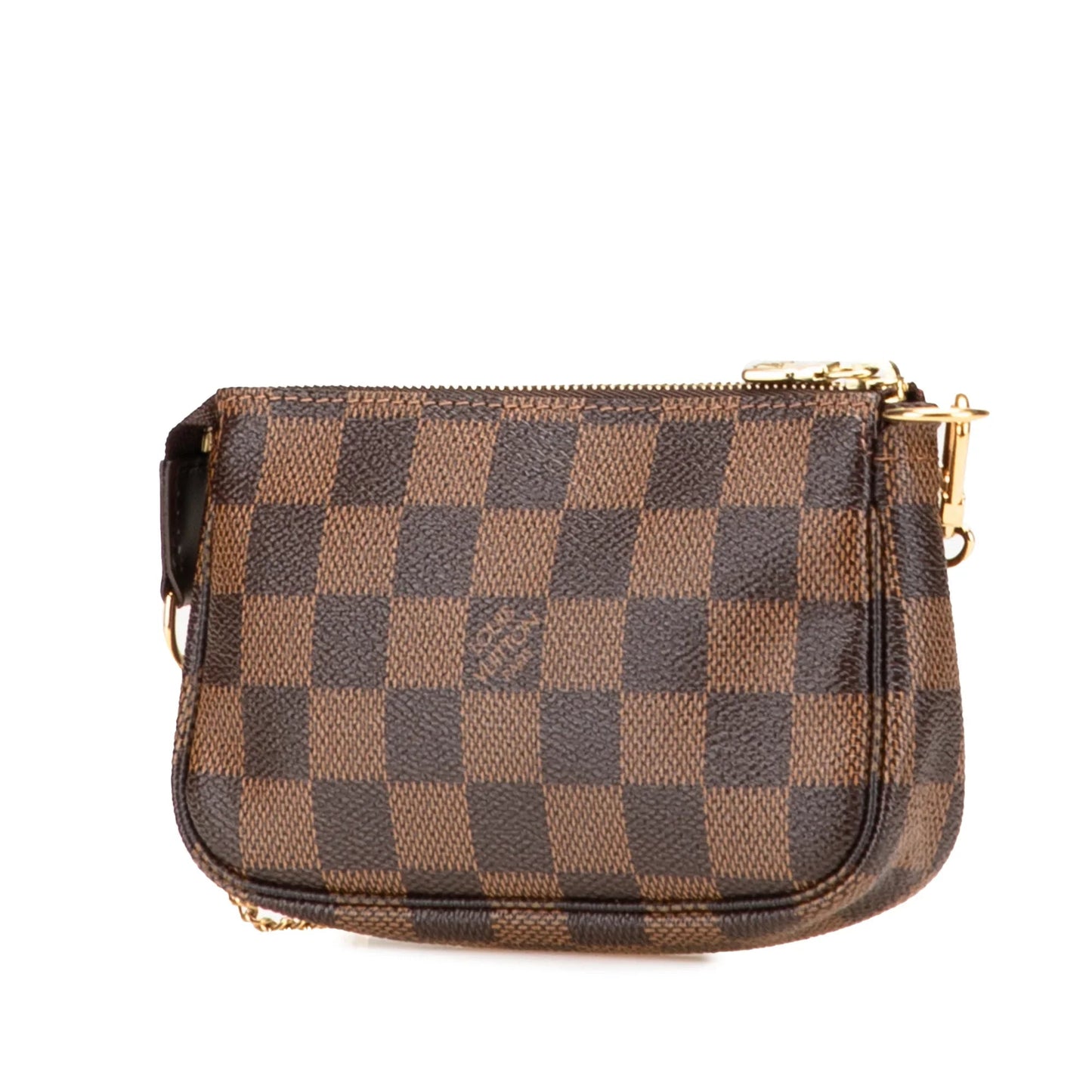 Brown Louis Vuitton Damier Ebene Trunks and Bags Mini Pochette Accessoires