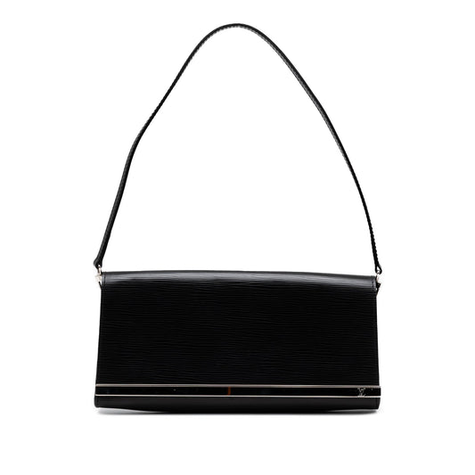 Black Louis Vuitton Epi Sevigne Clutch Shoulder Bag