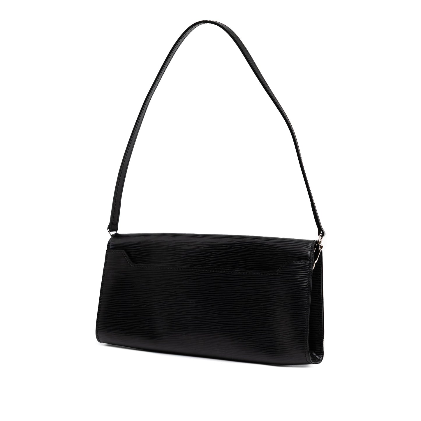 Black Louis Vuitton Epi Sevigne Clutch Shoulder Bag