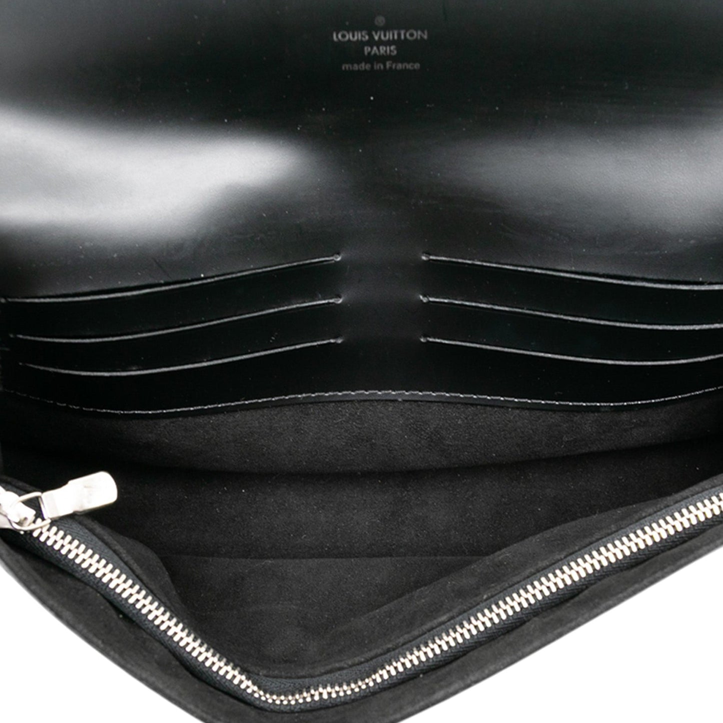 Black Louis Vuitton Epi Sevigne Clutch Shoulder Bag