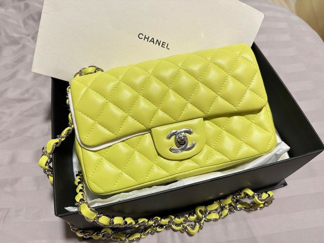 Chanel Mini Neon Flap Bag