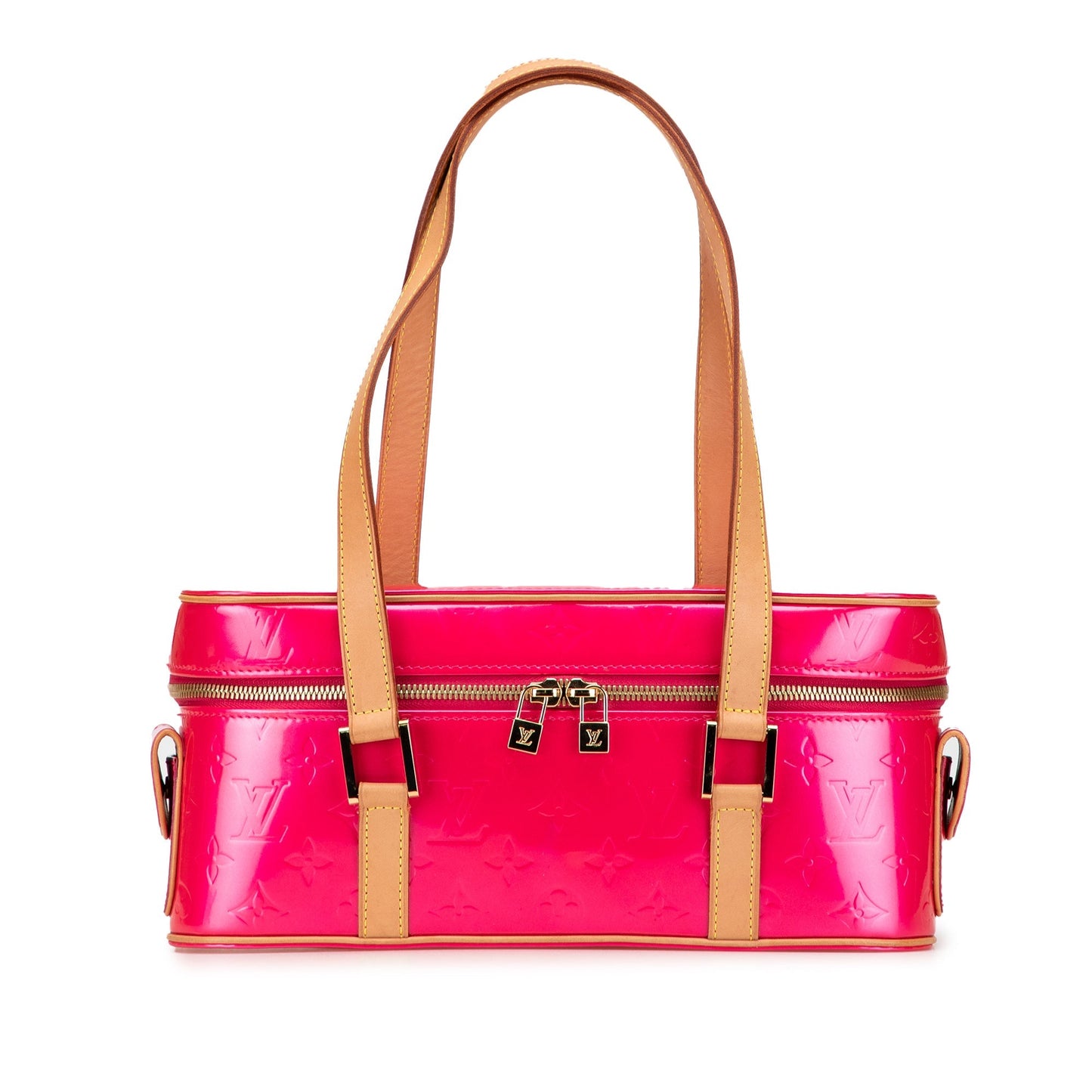 Pink Louis Vuitton Monogram Vernis Sullivan Horizontal PM Shoulder Bag