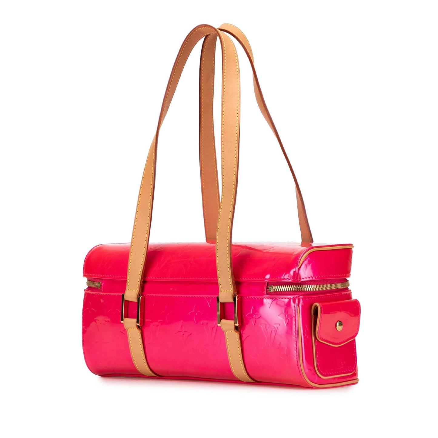 Pink Louis Vuitton Monogram Vernis Sullivan Horizontal PM Shoulder Bag