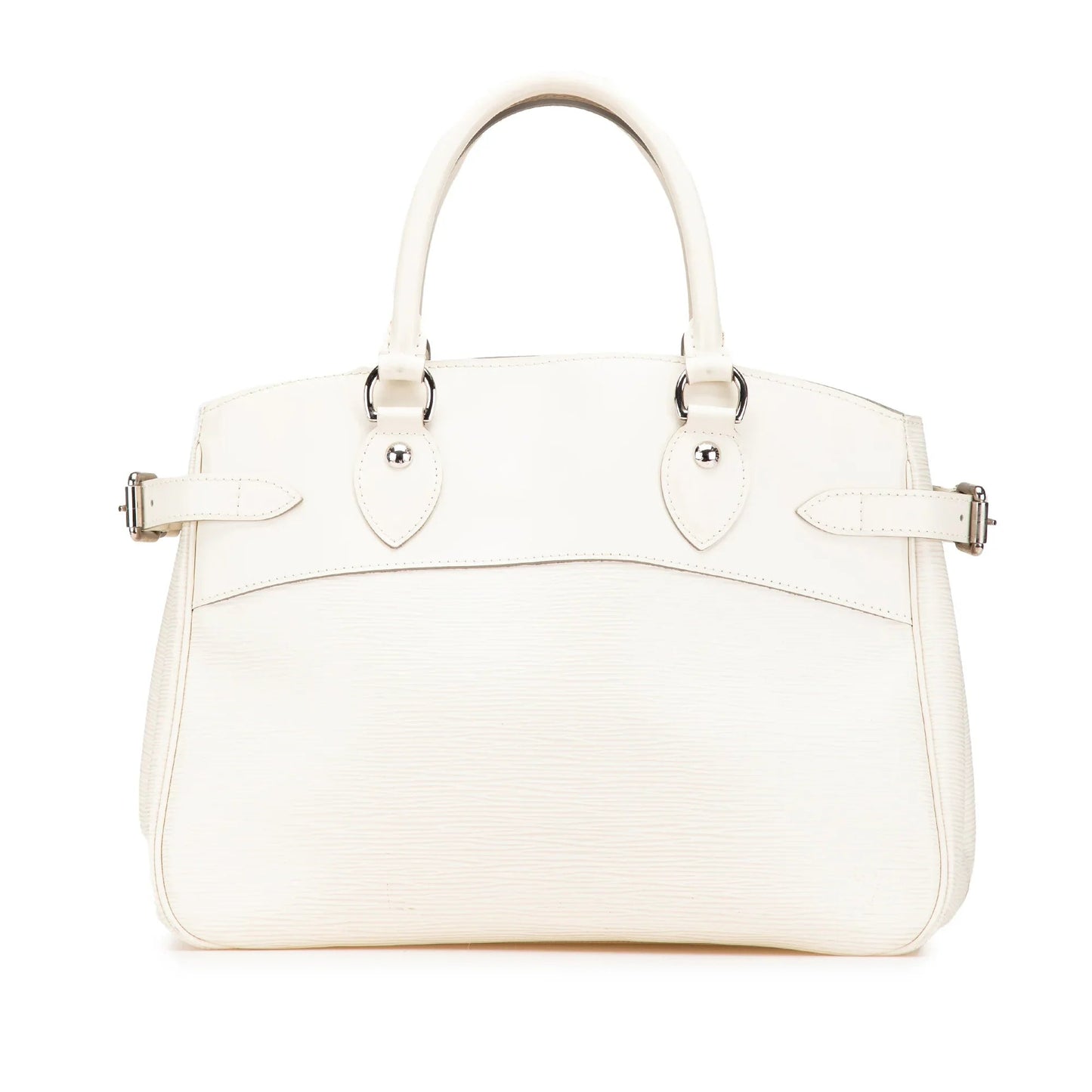 White Louis Vuitton Epi Passy PM Handbag