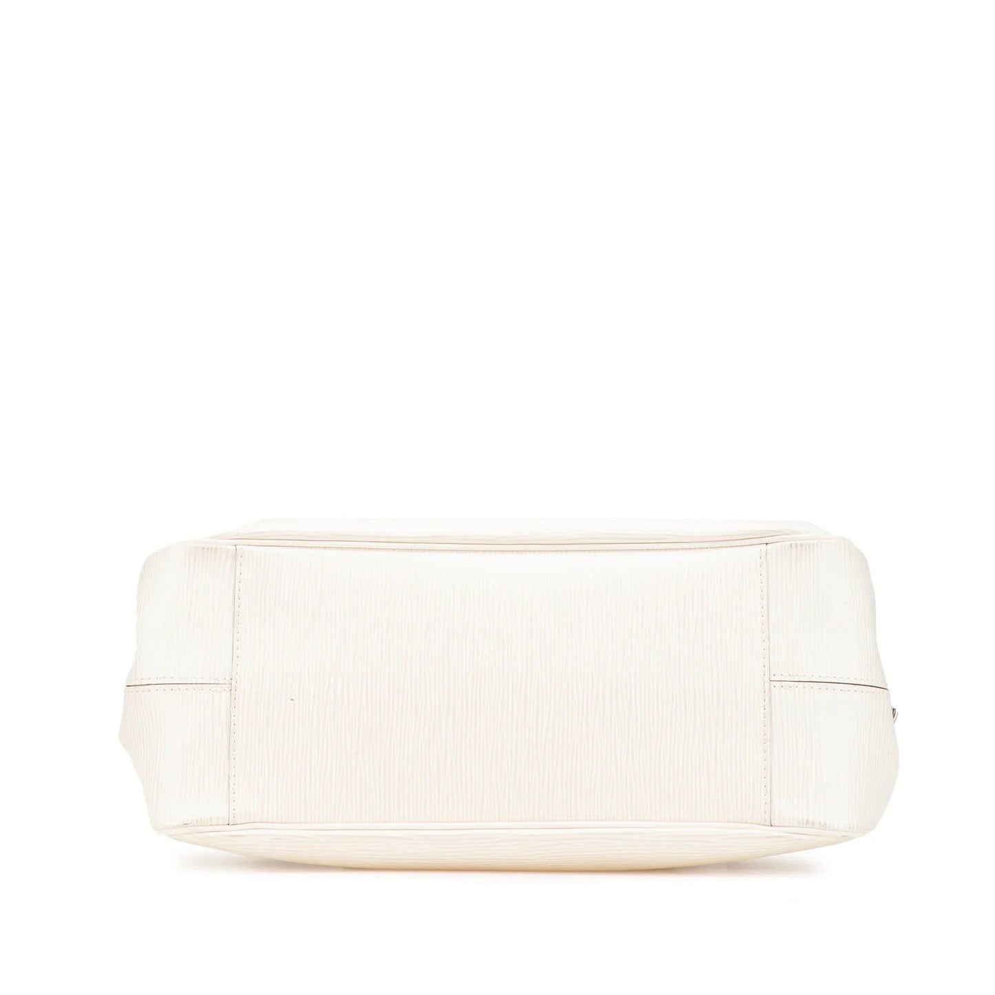 White Louis Vuitton Epi Passy PM Handbag