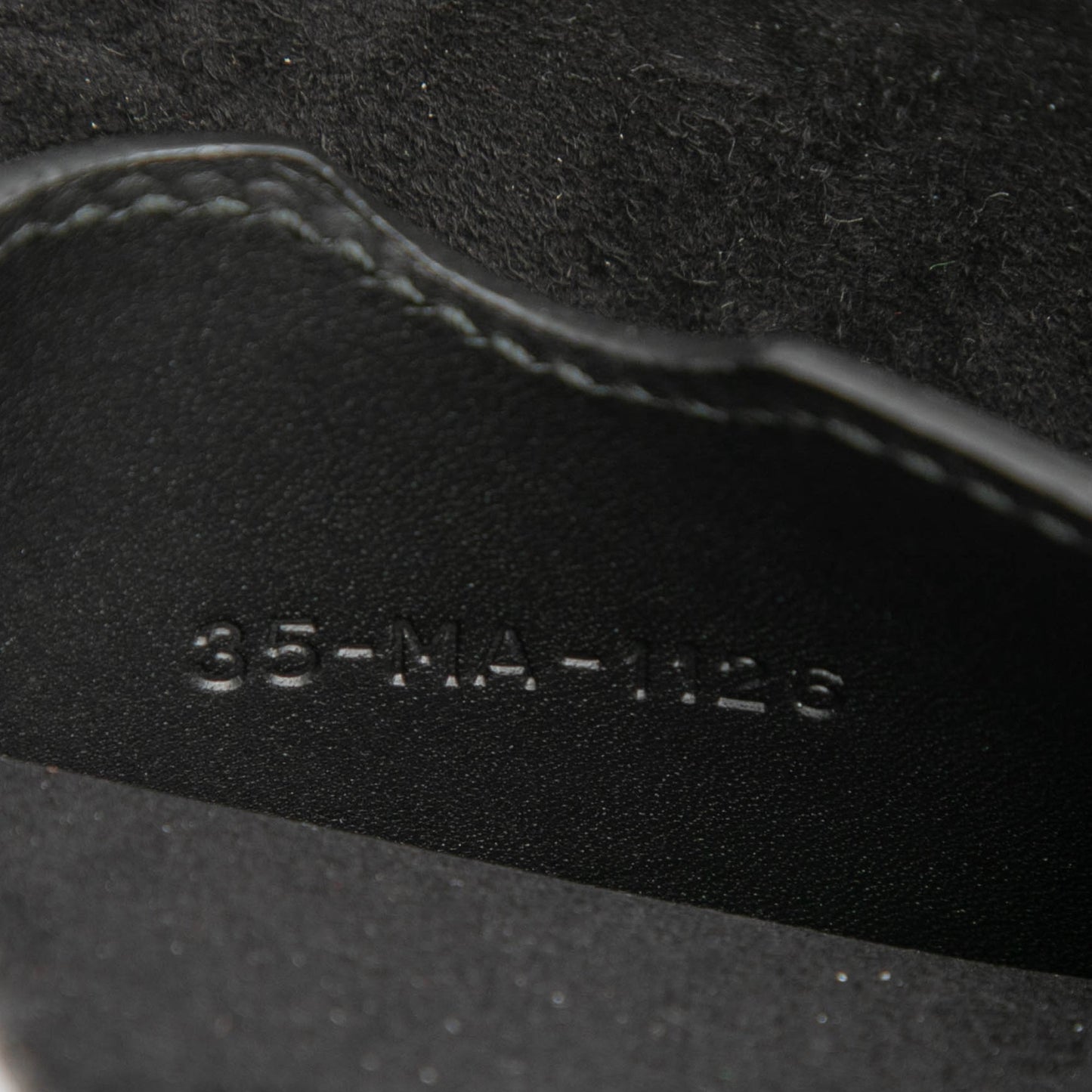 Black Dior Mini Leather D Bee Saddle Bag