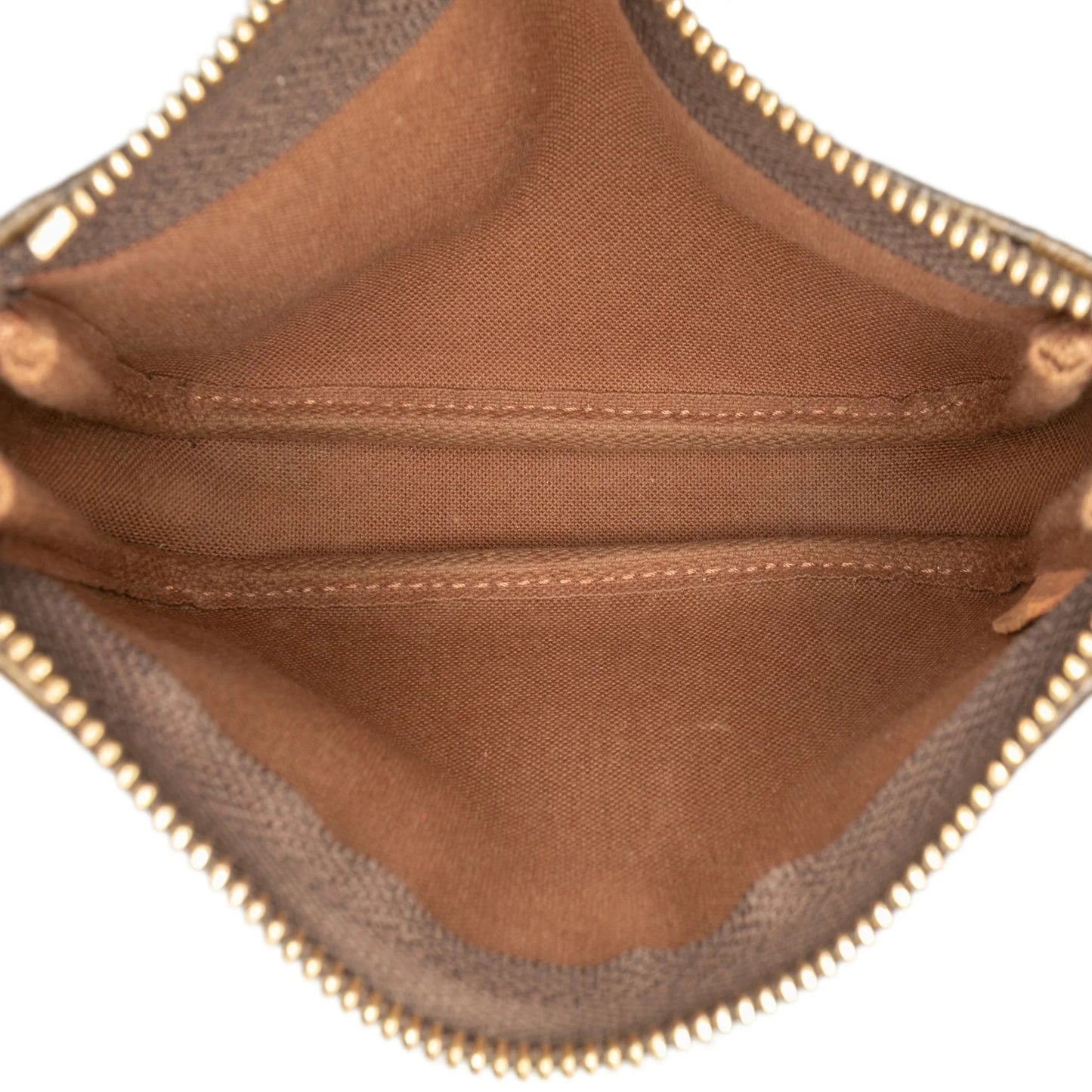 Brown Louis Vuitton Monogram Mini Pochette Accessoires Handbag