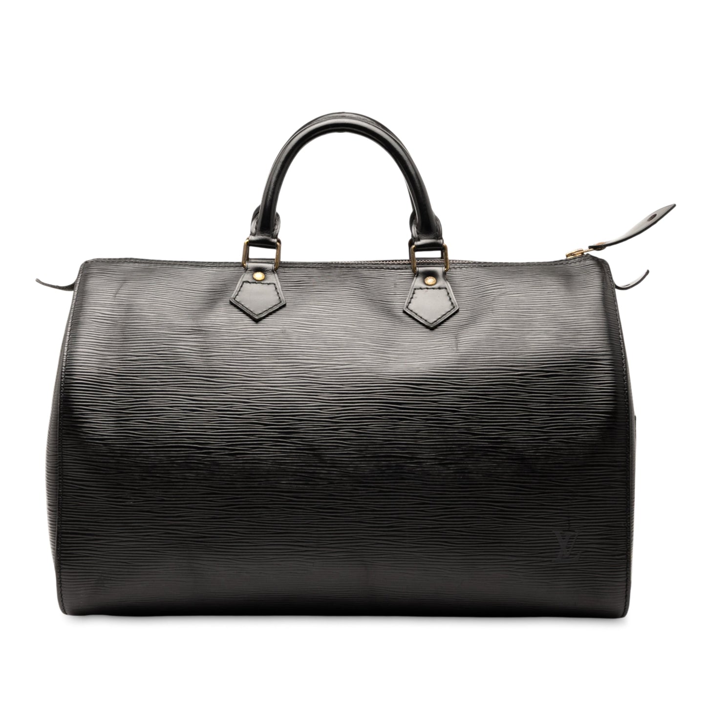 Black Louis Vuitton Epi Speedy 35 Boston Bag