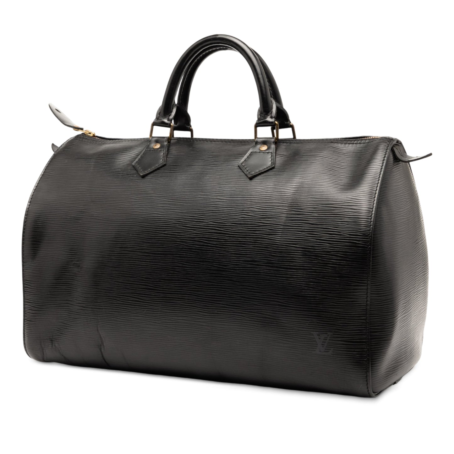 Black Louis Vuitton Epi Speedy 35 Boston Bag