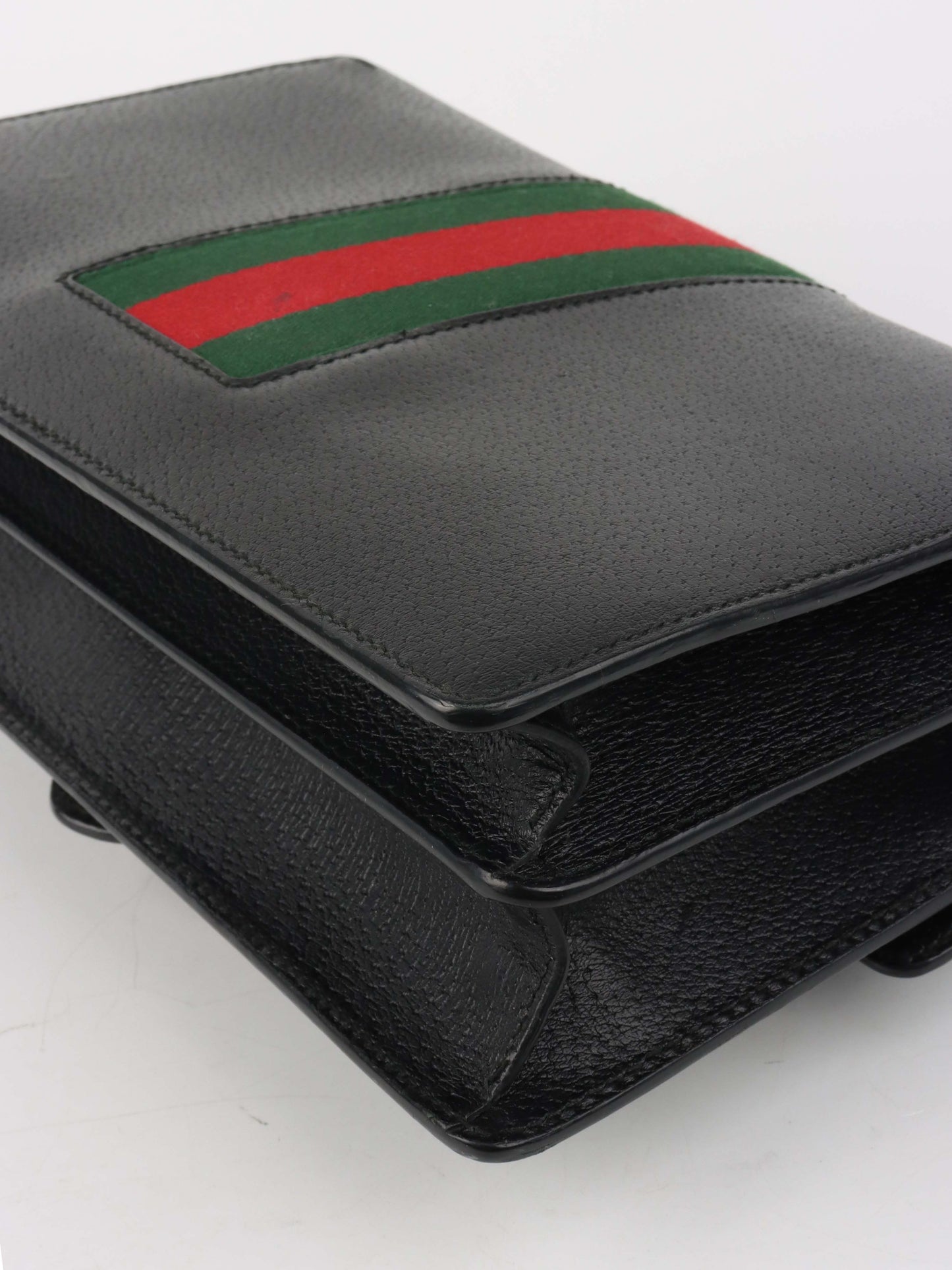 Gucci Small Black Dionysus Web Bag.