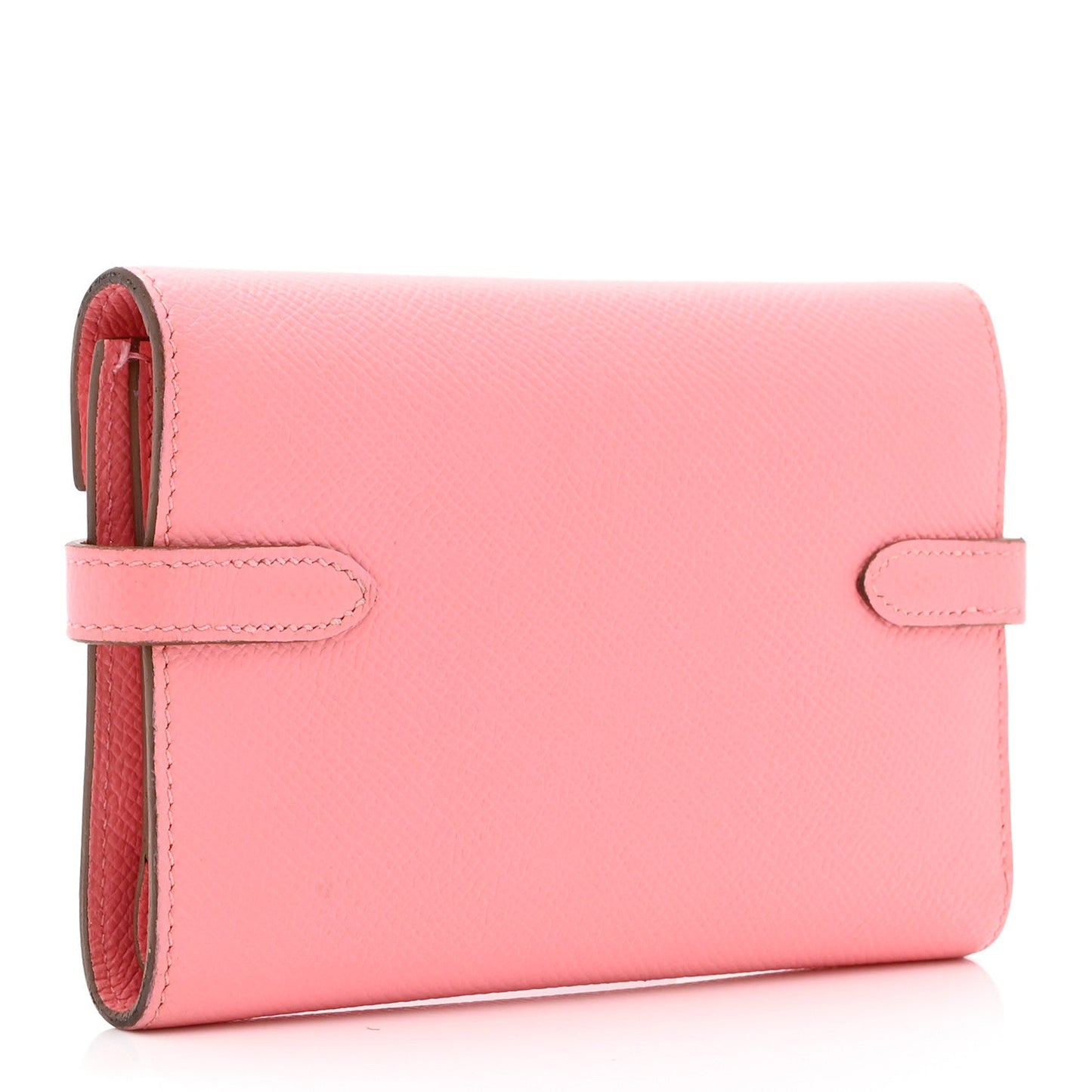 Hermes Epsom Medium Kelly Wallet Rose Confetti