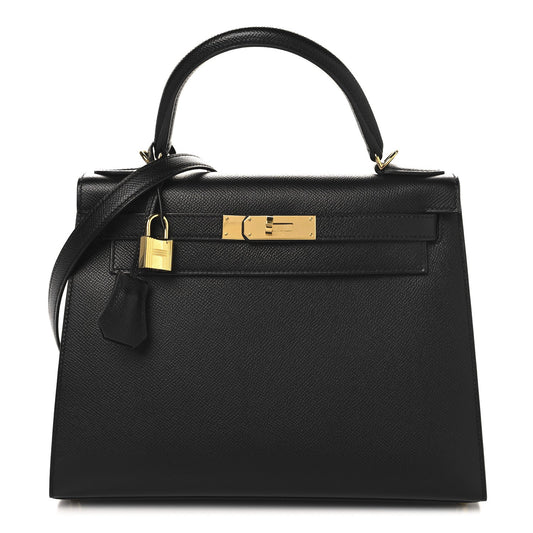 Hermes Epsom Kelly Sellier 28 Black