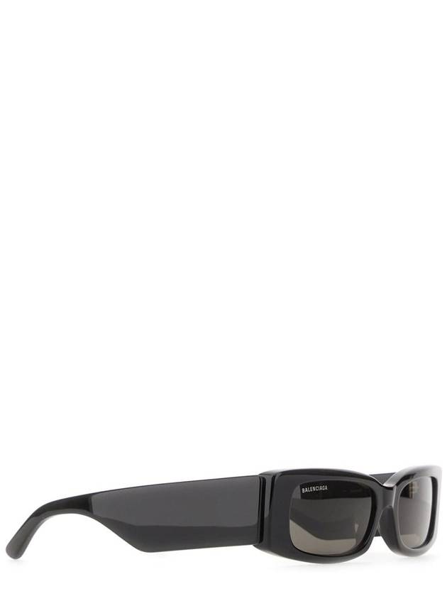 Luxury Balenciaga Trending 2026 Eyewear Max Rectangle Sunglasses Black