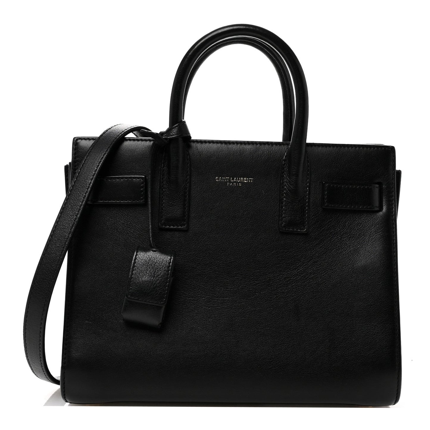 Saint Laurent Calfskin Nano Sac De Jour Black