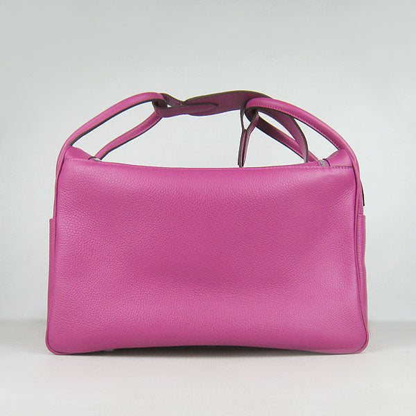 Luxury Hermes Lindy 34cm Handbag 6208 Peach Silver
