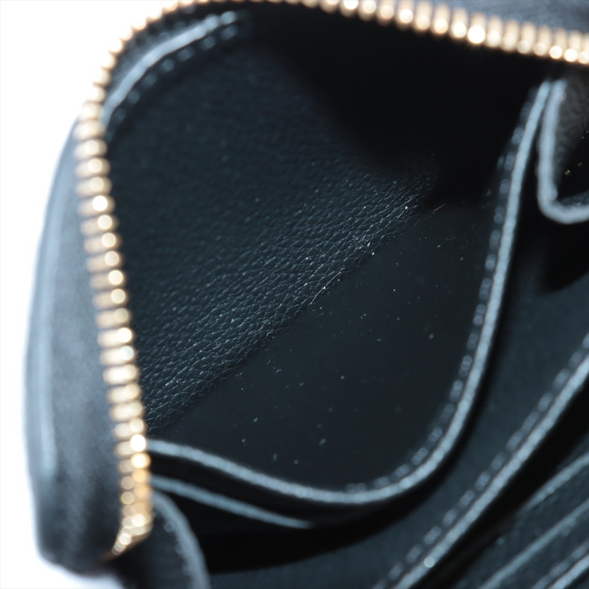 Louis Vuitton Monogram Amplant Zippy Coin Pass M60574 Noir Coin Case