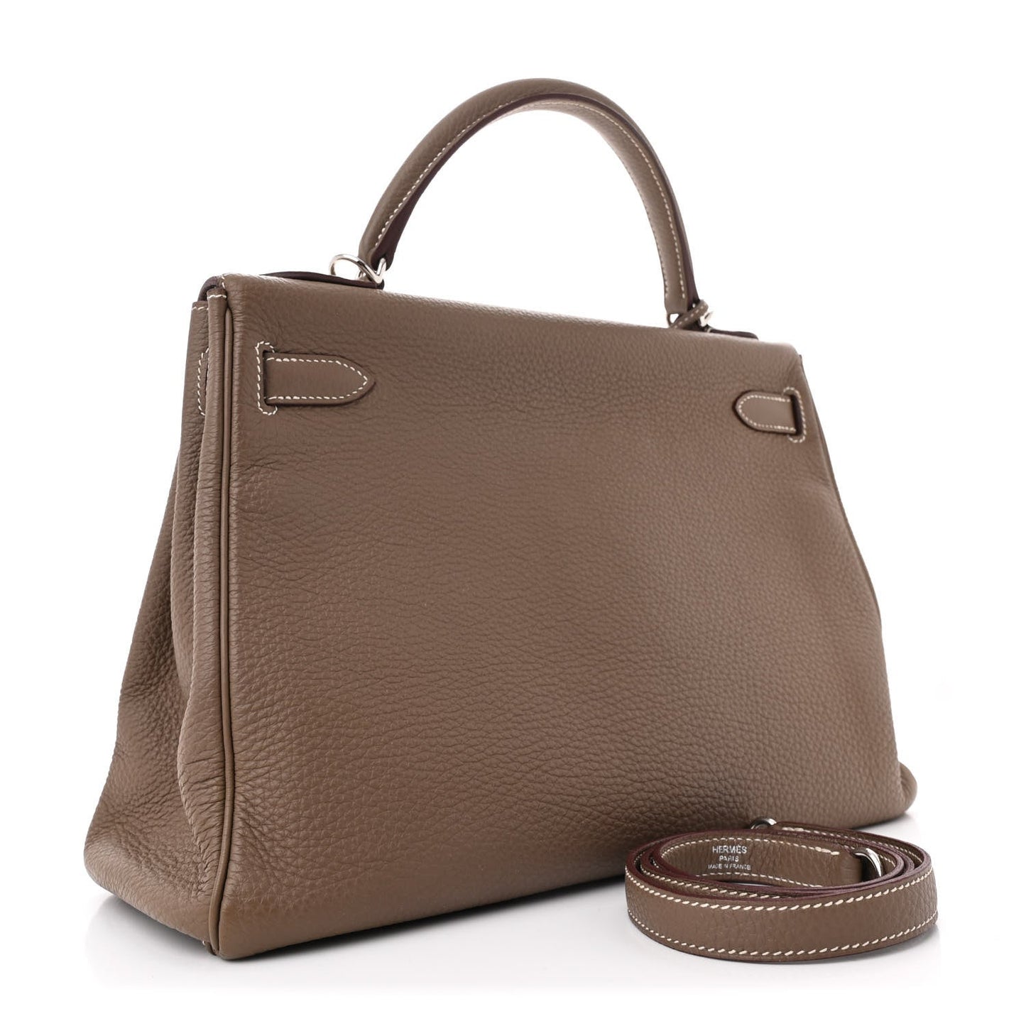 Hermes Togo Kelly Retourne 32 Etoupe
