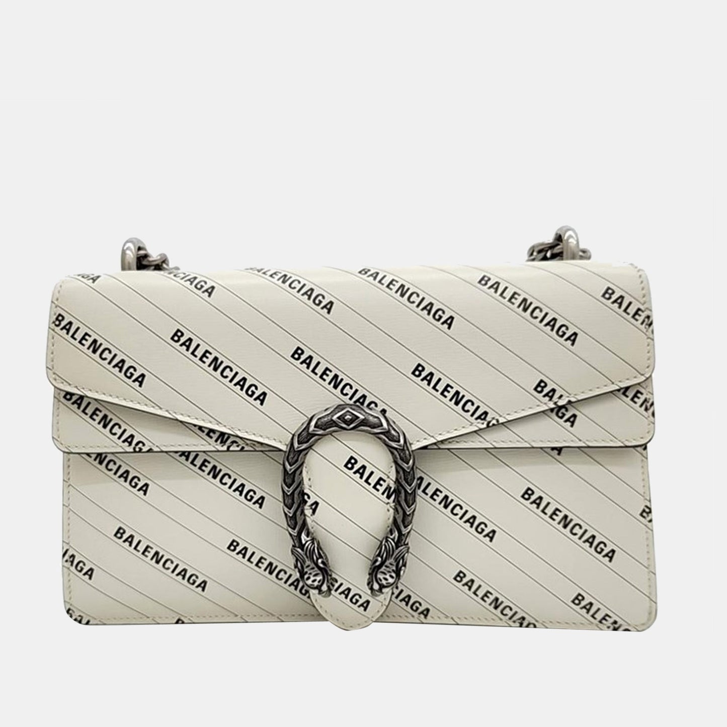 Gucci x Luxury Balenciaga Trending 2026 White Leather The Hacker Project  Dionysus bag