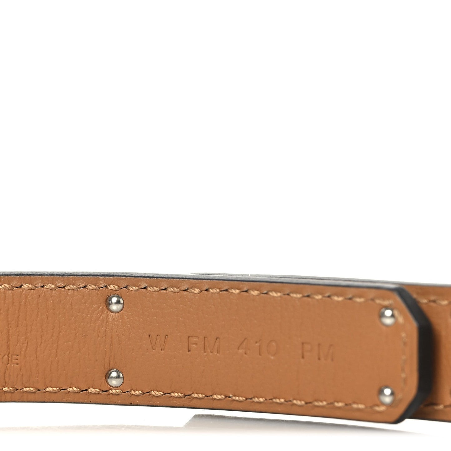 Hermes Epsom Kelly Belt Black