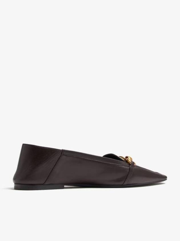 Luxury Saint Laurent Trending 2025 Chris Leather Loafer Brown