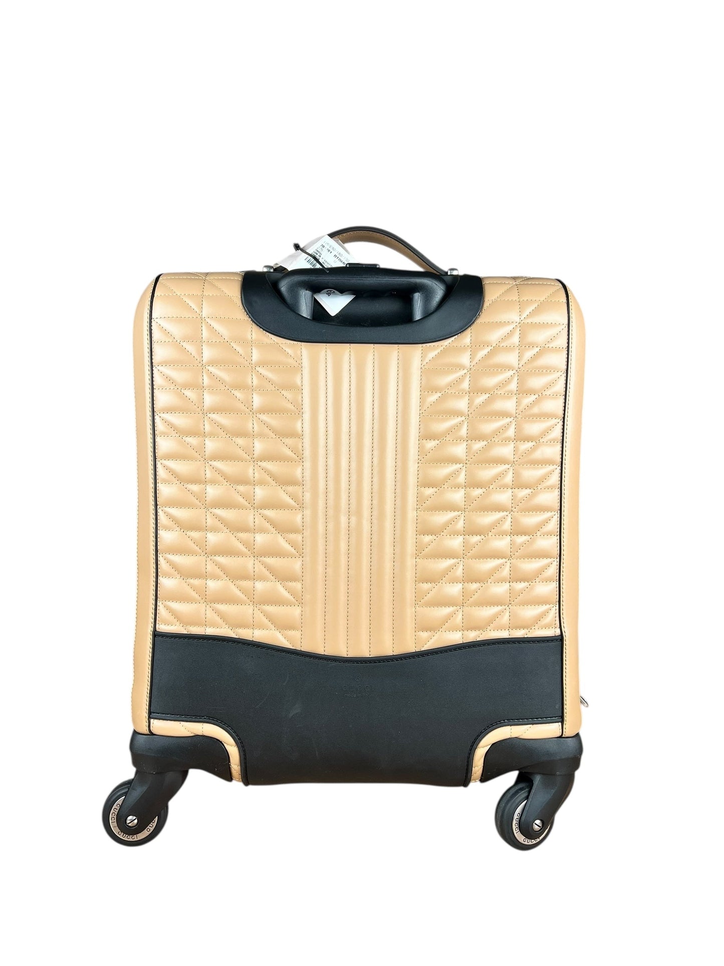 Gucci GG Beige Marmont Leather Carry-On Suitcase
