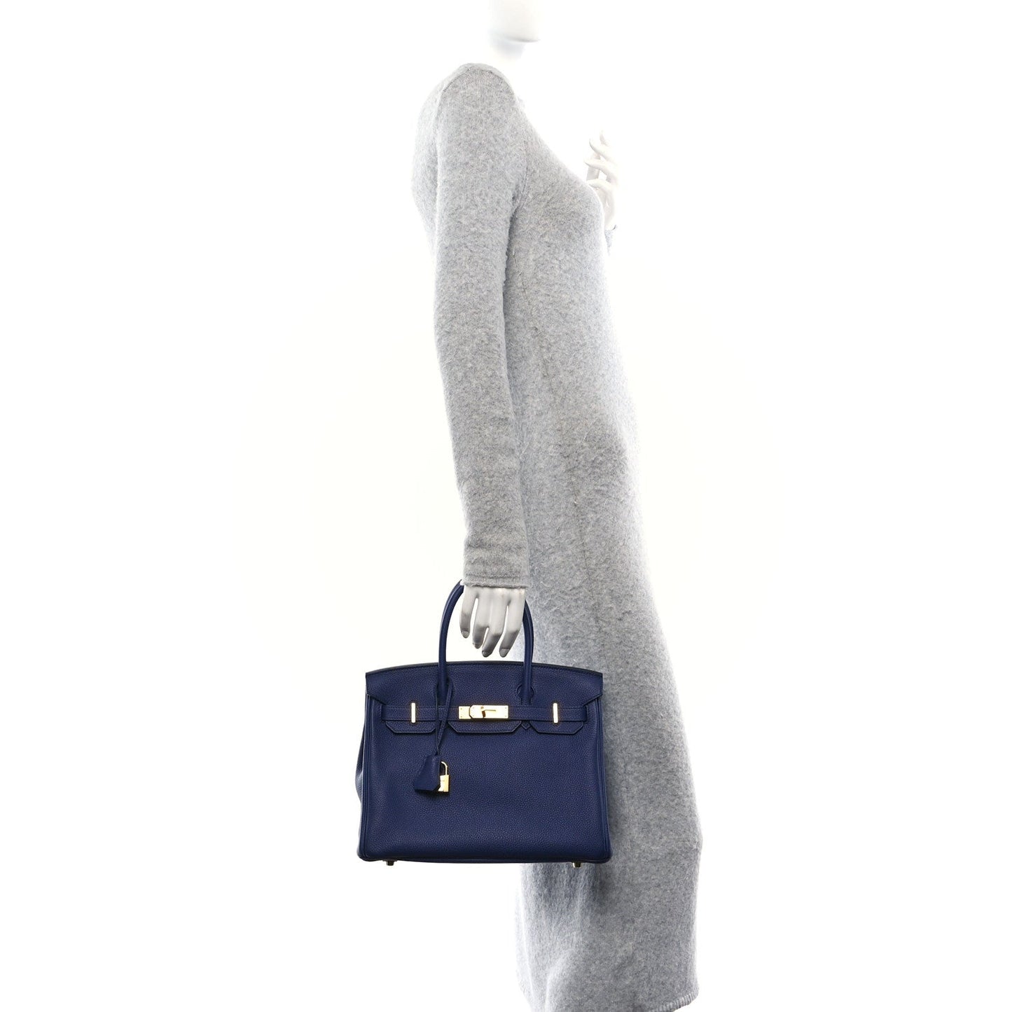 Hermes Togo Birkin 30 Bleu Encre