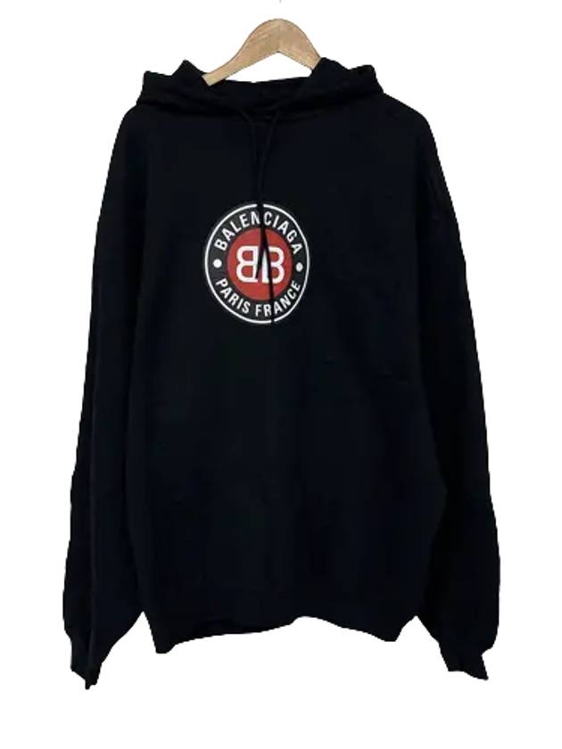 Luxury Balenciaga Trending 2026 Men's Logo Hoodie Black