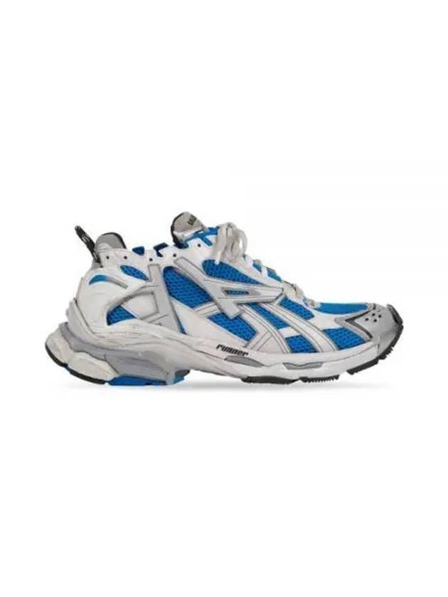 Luxury Balenciaga Trending 2026 Runner Low Top Sneakers Blue