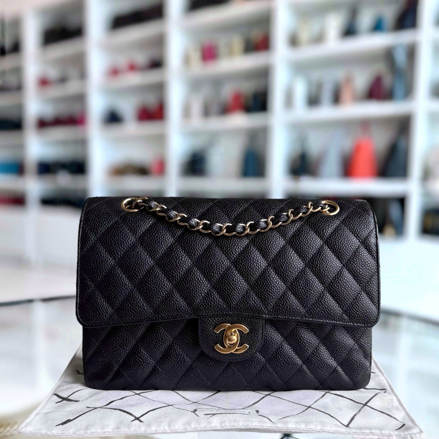 Chanel Classic Flap Medium Shoulder Bag - EworeBags