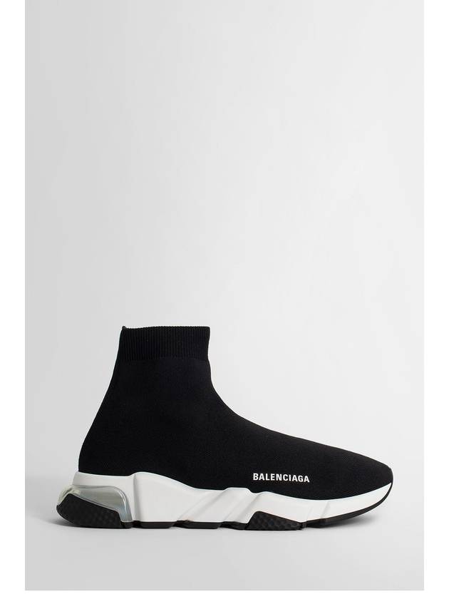 Luxury Balenciaga Trending 2026 Speed Trainer Clear Sole High Top Sneakers Black